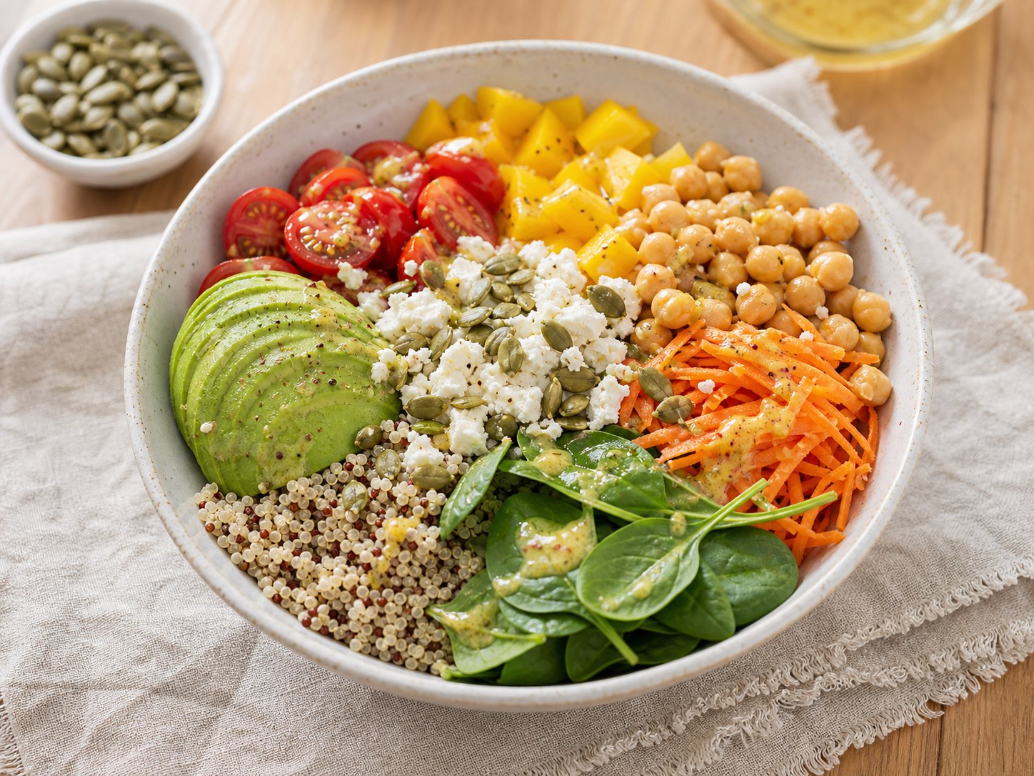Quinoa avocado bowl